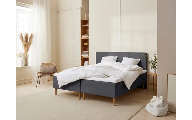 Fabrikkens - Trykaflastende Boxmadras Antracit 180x200 Cm.