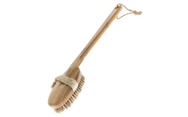 Finnsa - Sauna Børste I Bambus M. Naturhår 41cm
