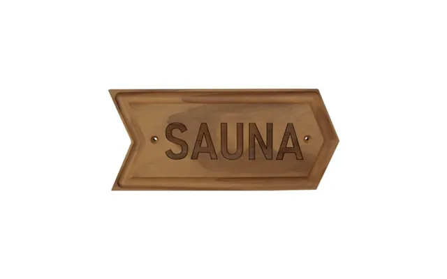 Finnsa - Saunaskilt Højre Mørkt