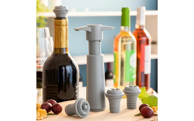 Vakuumpumpe Og Vinstoppere Winuum Innovagoods 4 Hætter