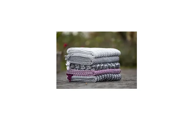 Plaid Med Frynser I 100% Bomuld - 135 X 200 Cm. Rugsnmore