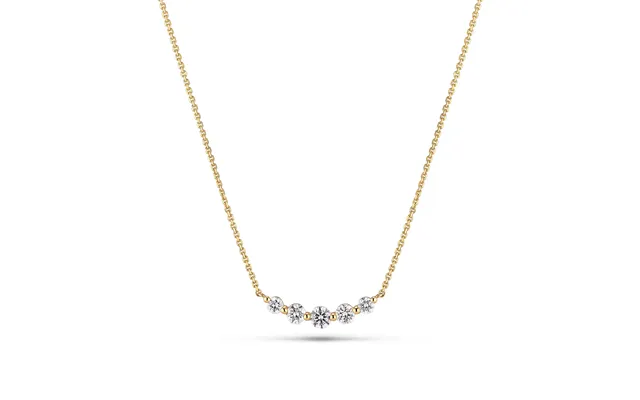 Halskæde Tiara - 14 Kt. Guld El. Hvidguld 0.37-0.46 Ct Tw G-h Vs Lab-grown Diamanter