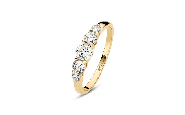 Ring Tiara - 14 Kt. Guld El. Hvidguld 0.79 Ct Tw G-h Vs Lab-grown Diamanter