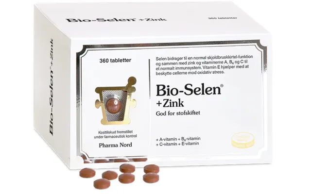Bio-selen Zink - 360 Tabletter