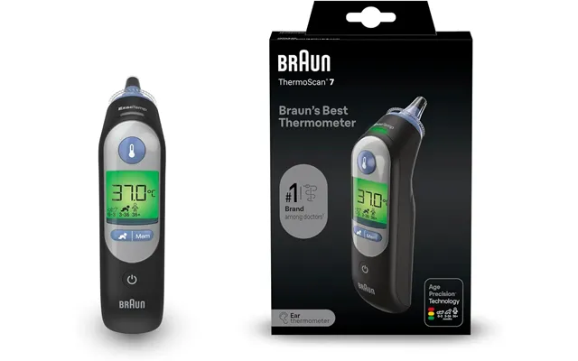 Braun - Thermoscan 7 Age Precision Øre Termometer
