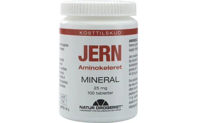 Jern Tabletter 25mg - 100 Tabletter