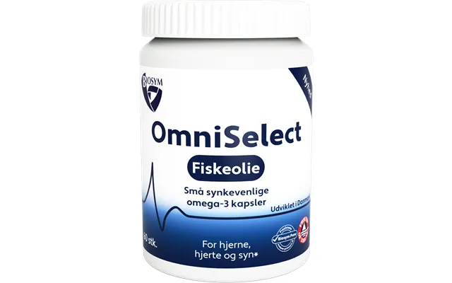 Omniselect Fiskeolie - 60 Kapsler