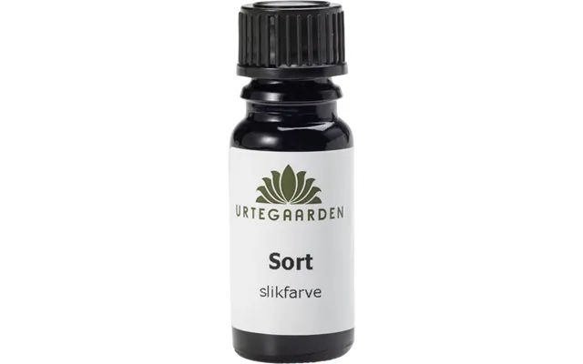 Sort Slikfarve - 10ml