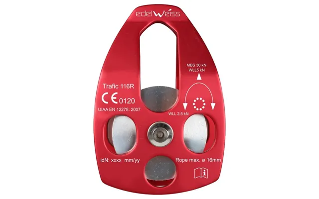 Edelweiss Poulie Simple Trafic 116r - Klatreudstyr