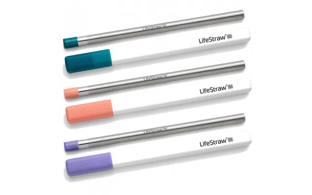 Lifestraw Sip 3pk With 3 Cases - Turkis Orange Lilla