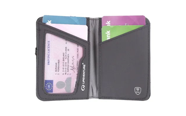 Lifeventure Rfid Card Wallet I Genanvendte Materialer - Grå