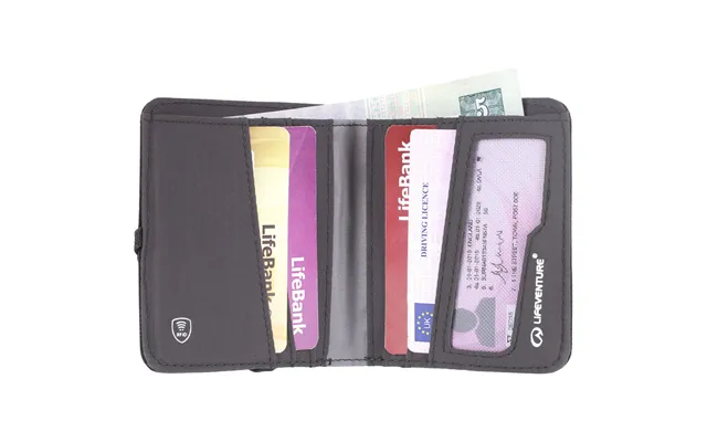 Lifeventure Rfid Compact Wallet I Genanvendte Materialer - Grå