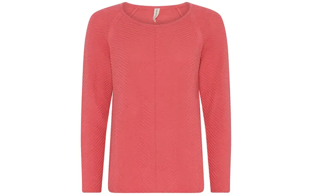Skovhuus Kvinde Emma Strikbluse Blossom Red L