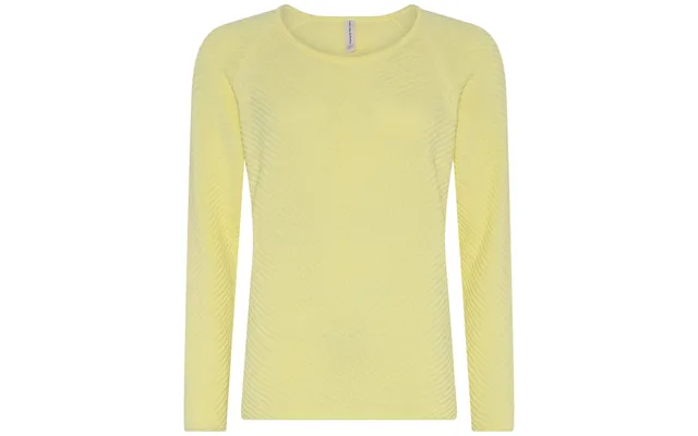 Skovhuus Kvinde Emma Strikbluse Frosted Lemon M