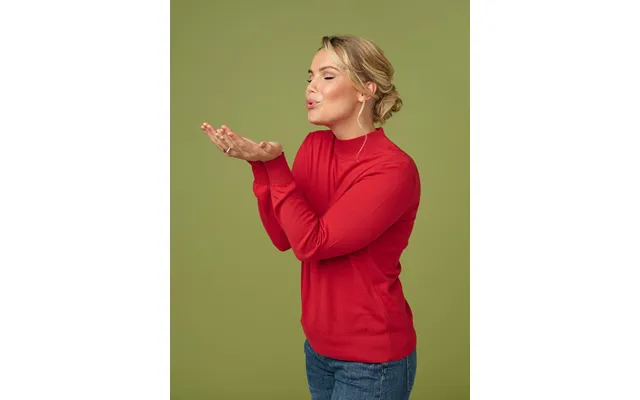 Skovhuus Kvinde Freja Turtelneck Roccoco Red Xl