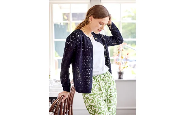 Skovhuus Kvinde Karen Cardigan Marine Blue L