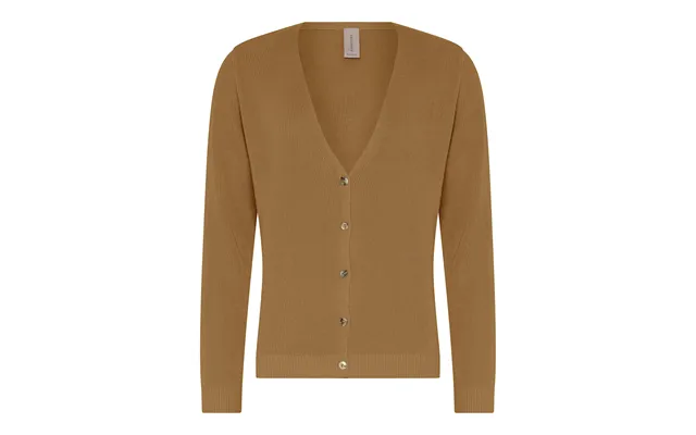 Skovhuus Kvinde Lily V-hals Cardigan Mink Brown Xl