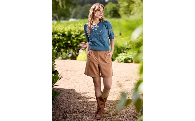 Skovhuus Kvinde Lone T-shirt Jeans Blue S