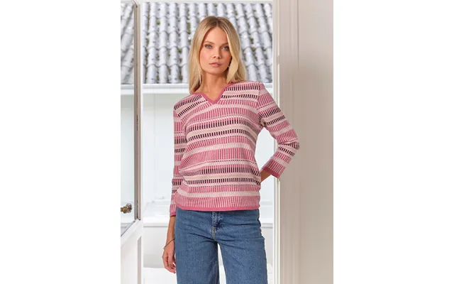 Skovhuus Kvinde Lydia Bluse M. 3 4 Ærmer Begonia Pink S
