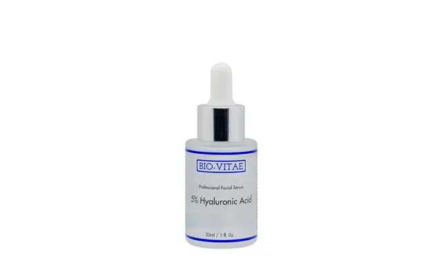 Bio-vitae Hyaluron Serum 5% - Intens Fugt. Synlig Glød. Øjeblikkelig Effekt