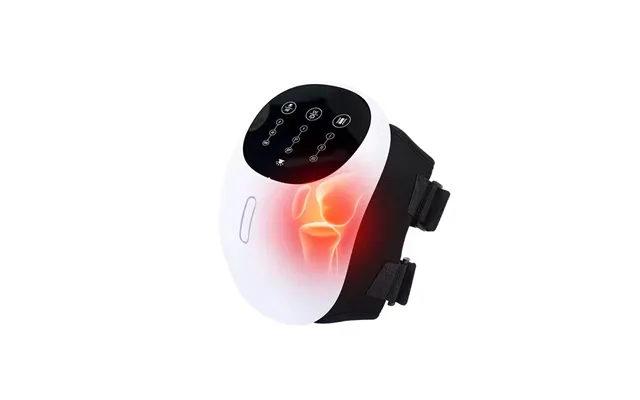 Knæmassage-apparat - Varme, Luftpres Massage, Vibration Og Infrarødt Lys