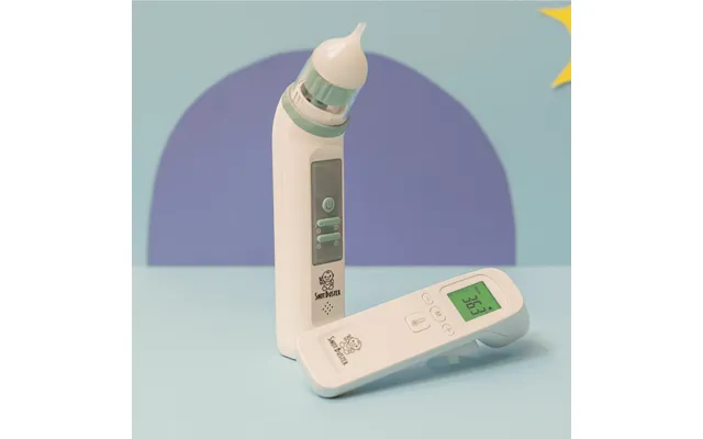 Næsesuger Og Pandetermometer Bundle - Hvid
