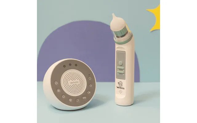 Næsesuger Og White Noise Maskine Bundle - Hvid