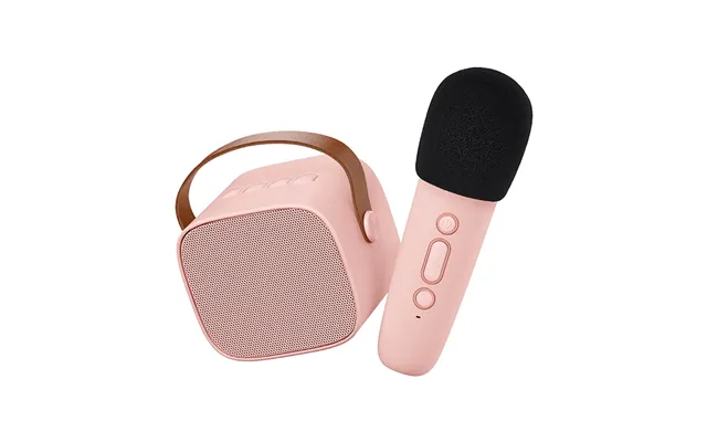 Bærbart Karaokesæt - Rosa