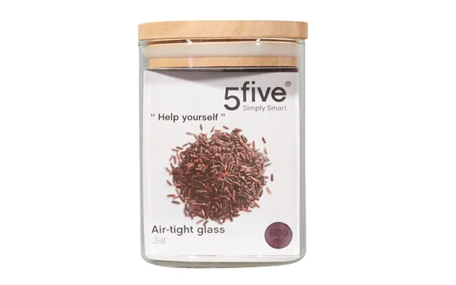 Opbevaringsglas 0,6l - 5five