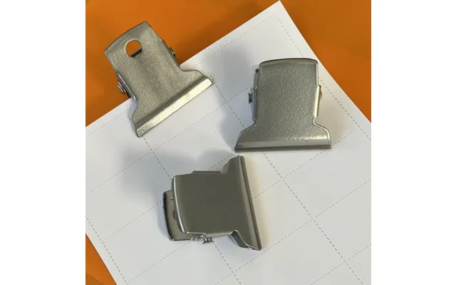 Papirklemmer I Metal - 3 Stk.