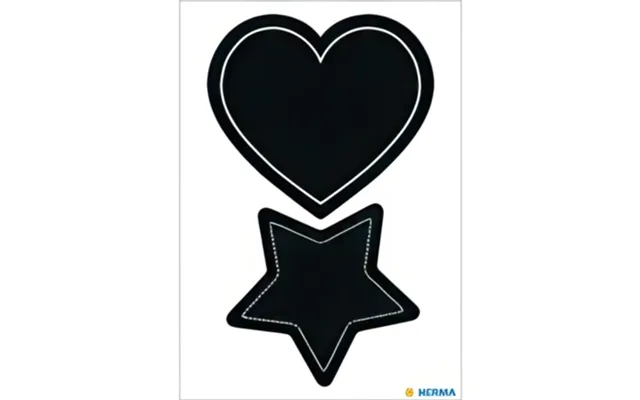 Tavle-etiketter - Herma Large Heart Star