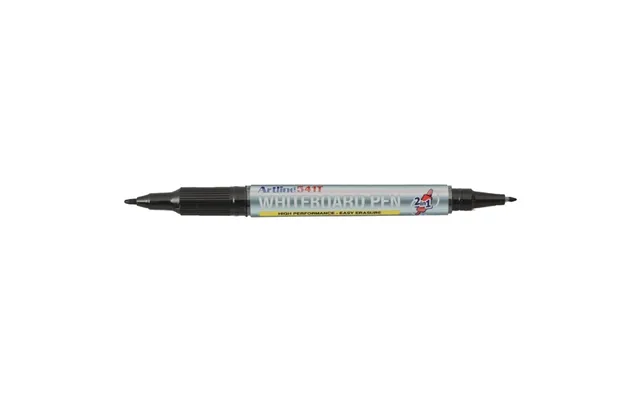 Whiteboardtusch Med Dobbelt Spids - Sort