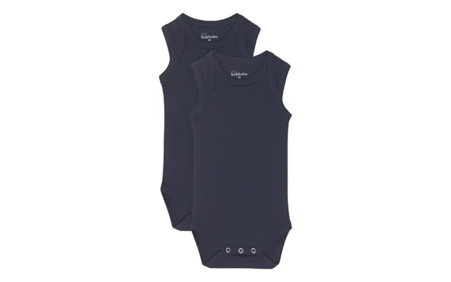 Birkholm 2-pak Ærmeløs Body Navy Blå