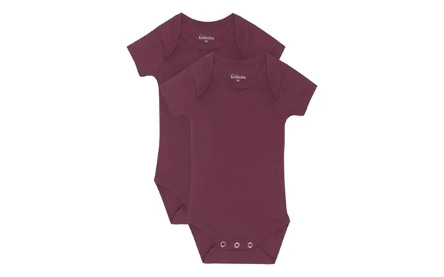 Birkholm 2-pak Kortærmet Body Blomme Lilla