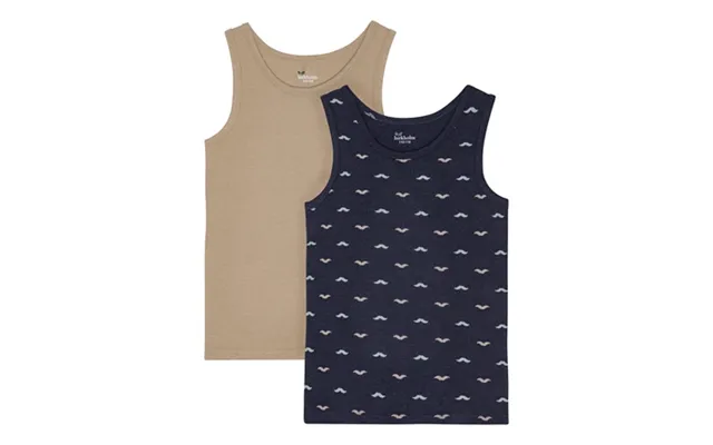 Birkholm 2-pak Tanktops Moustaches