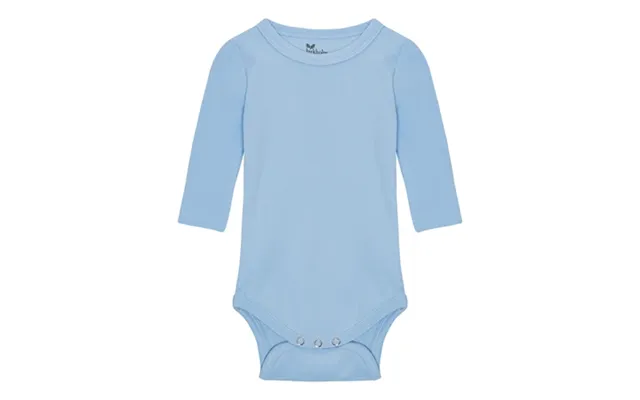 Birkholm Langærmet Rib Body Baby Blå