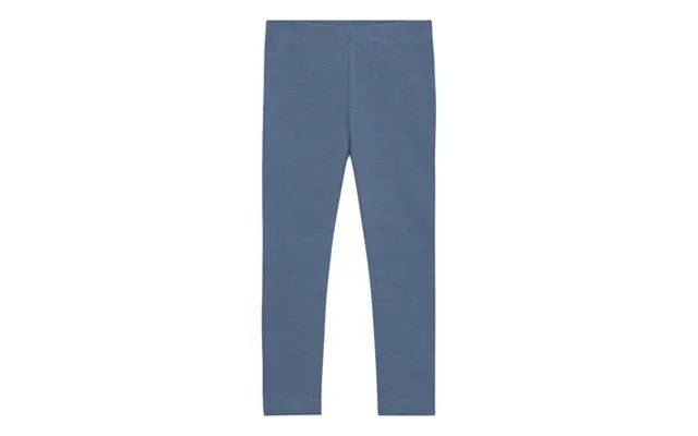 Birkholm Rib Leggings Indigo Blå
