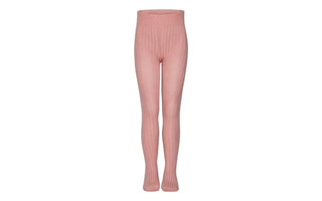 Birkholm Rib Strømpebukser Rosa