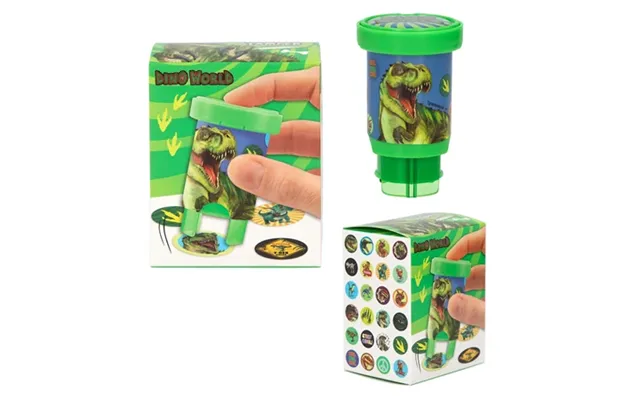 Dino World Klistermærkestempel