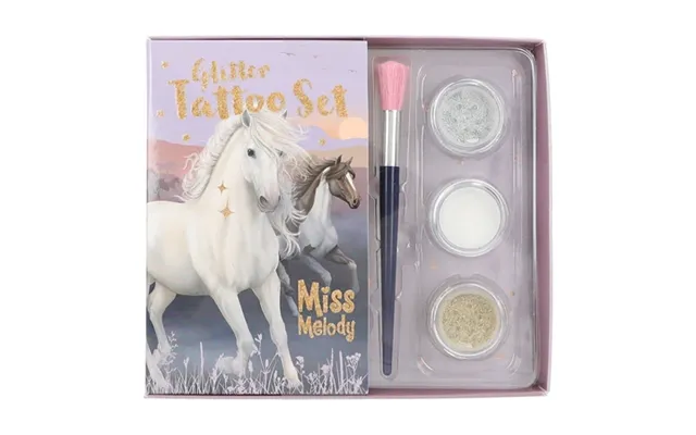 Miss Melody Glitter Tattoo Sæt