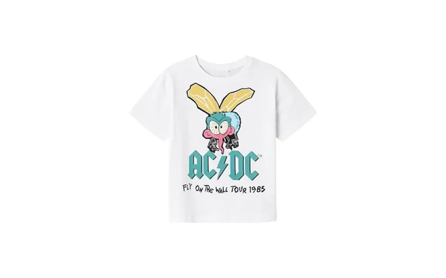 Name It Acdc T-shirt Adawolf Bright White