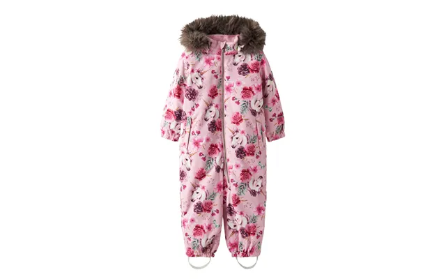 Name It Flyverdragt Snow10 Parfait Pink Floral Unicorn