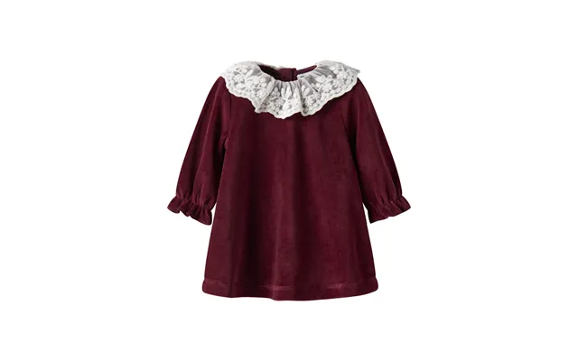 Name It Velour Kjole Roxy Burgundy