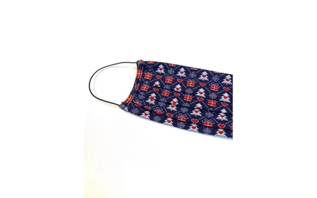 Only Stof Mundbind Christmas Blue