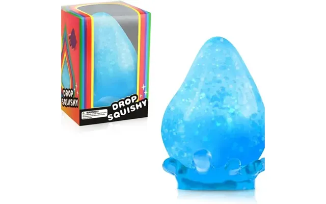 Squishy Glitter Dream Drop Squishy Blå