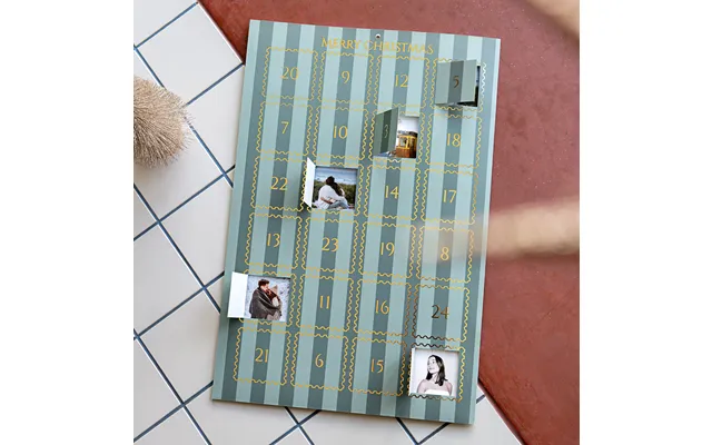 Julekalender Med Guldfolie Smartphoto