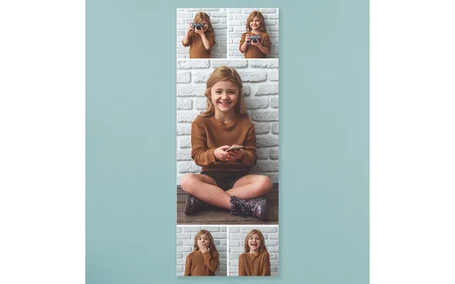 Personlig Fotostat 40 X 105 Cm Personligt Design Med Dine Egne Billeder Høj Kvalitet Premium Fotokvalitet
