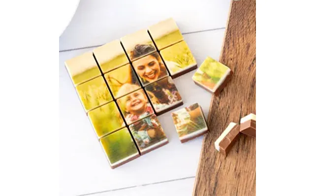 Smartphoto Chokolade Kvadratisk 16 Stykker