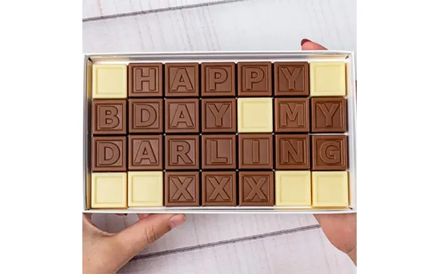 Smartphoto Chokolade Med Tekst 28 Stykker