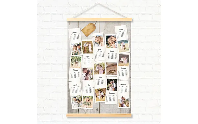 Smartphoto Plakatkalender Med Plakatophæng 60 X 40 Cm Træ